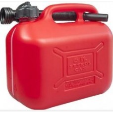 JERRICAN PLÁSTICO VERMELHO - 5 LT